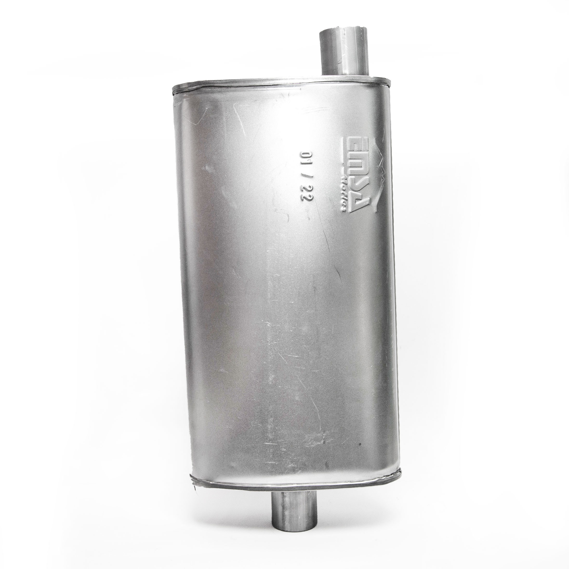 Silenciador universal ovalado para 6 y 8 cilindros S-AL-918 EMSA - Imagen 3