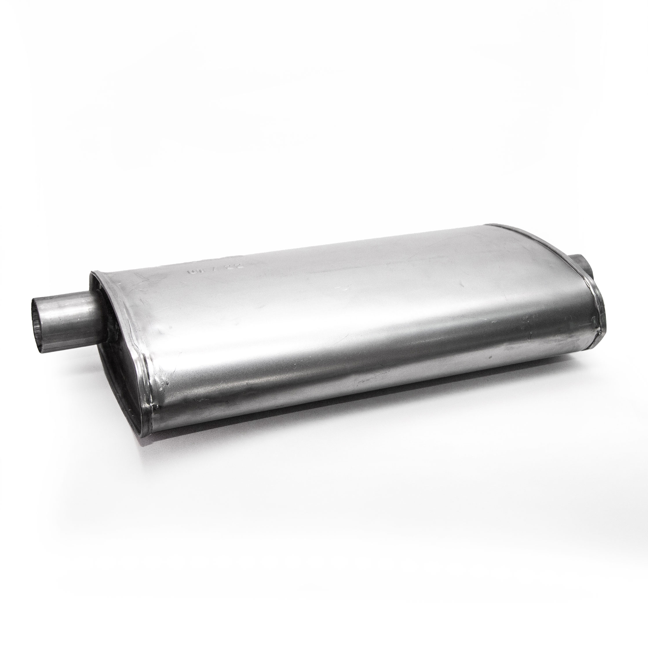 Silenciador universal ovalado para 6 y 8 cilindros S-AL-918 EMSA - Imagen 2